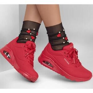 Skechers Uno - Stand on Air Red women size 8